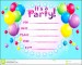 8  Birthday Invitations Template