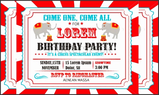 Carnival Birthday Party Invitations 30 Carnival Birthday Invitation Templates Free Sample Example