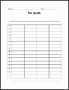 6  Blank Bar Chart Template