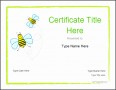 7  Blank Certificate Template