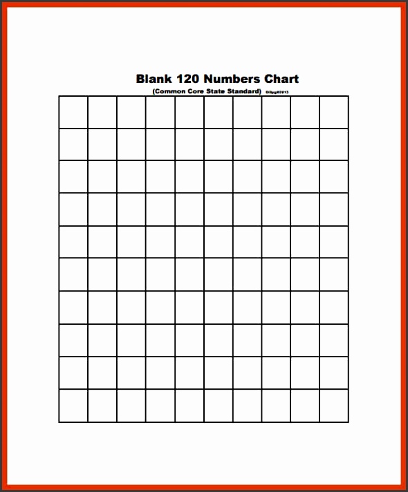 printable blank chart templates printable blank chart template 5