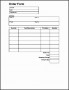 7  Blank Clothing order form Template