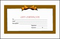 10  Blank Gift Certificate Template Free Download