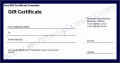 7  Blank Gift Certificate Template Word
