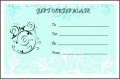 7  Blank Gift Certificates Printable Free