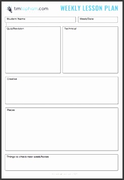 piano lesson plan template