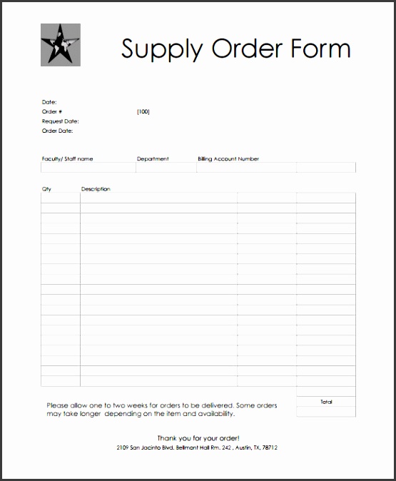 Order Form Template Free Download Order Form Templates 25 Free Wordexcel Pdf Documents Free