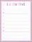 7  Blank to Do List Template