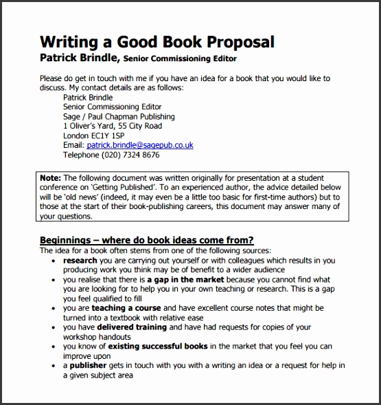 Book Proposal Template 14 Free Word Excel PDF Format Download eyjhz Writing a Good Book Proposal PDF Downlaod