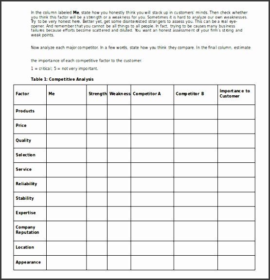 Business Plan for a Startup Business Template in Doc