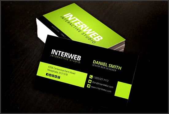 Business card templates for designer