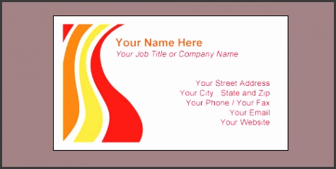 Business Card Template Word Free Download 15 Word Business Card Templates Free Download Free Premium Free