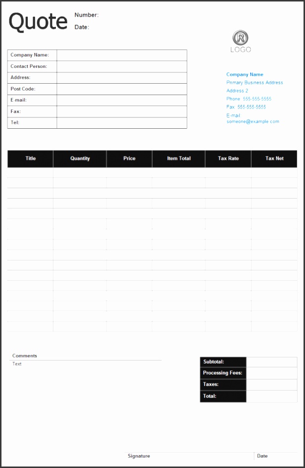 free quote form template price quote form free price quote form templates templates