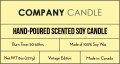 6  Candle Label Template