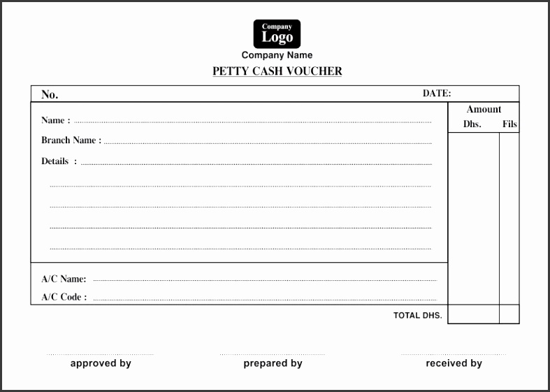 Petty Cash Voucher 006