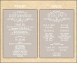 6  Casual Wedding Program Templates