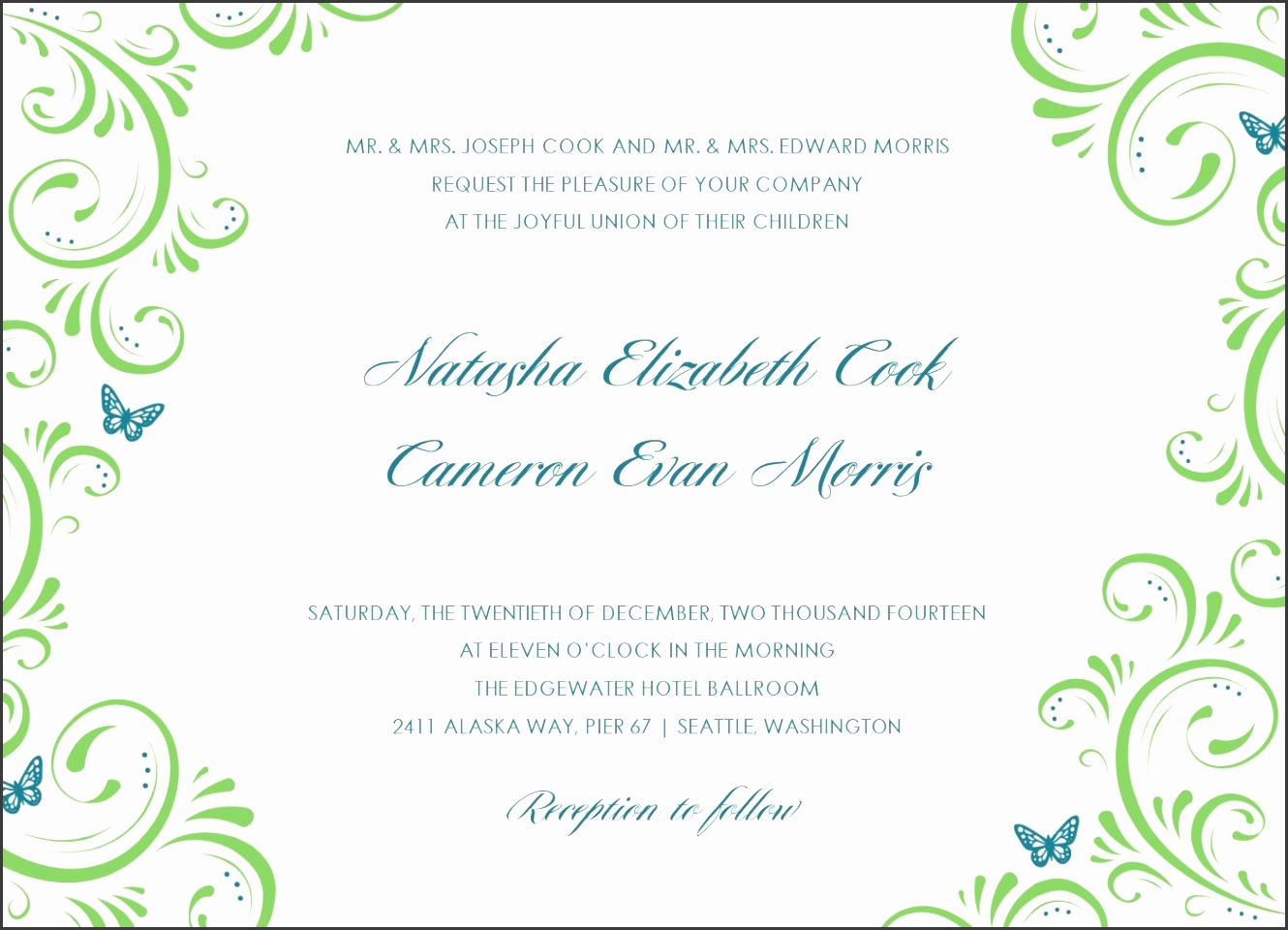Wedding Invitation Card Samples Wedding Invitation Designs Free Download