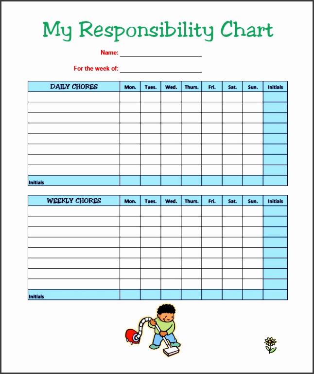 Chore List Template Free Printable Chore Chart Templates Best 20 Free Chore Chart Template