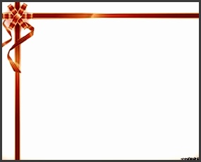 Gift Ribbon PPT Template