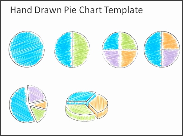free Hand Drawn Pie Chart Template for PowerPoint