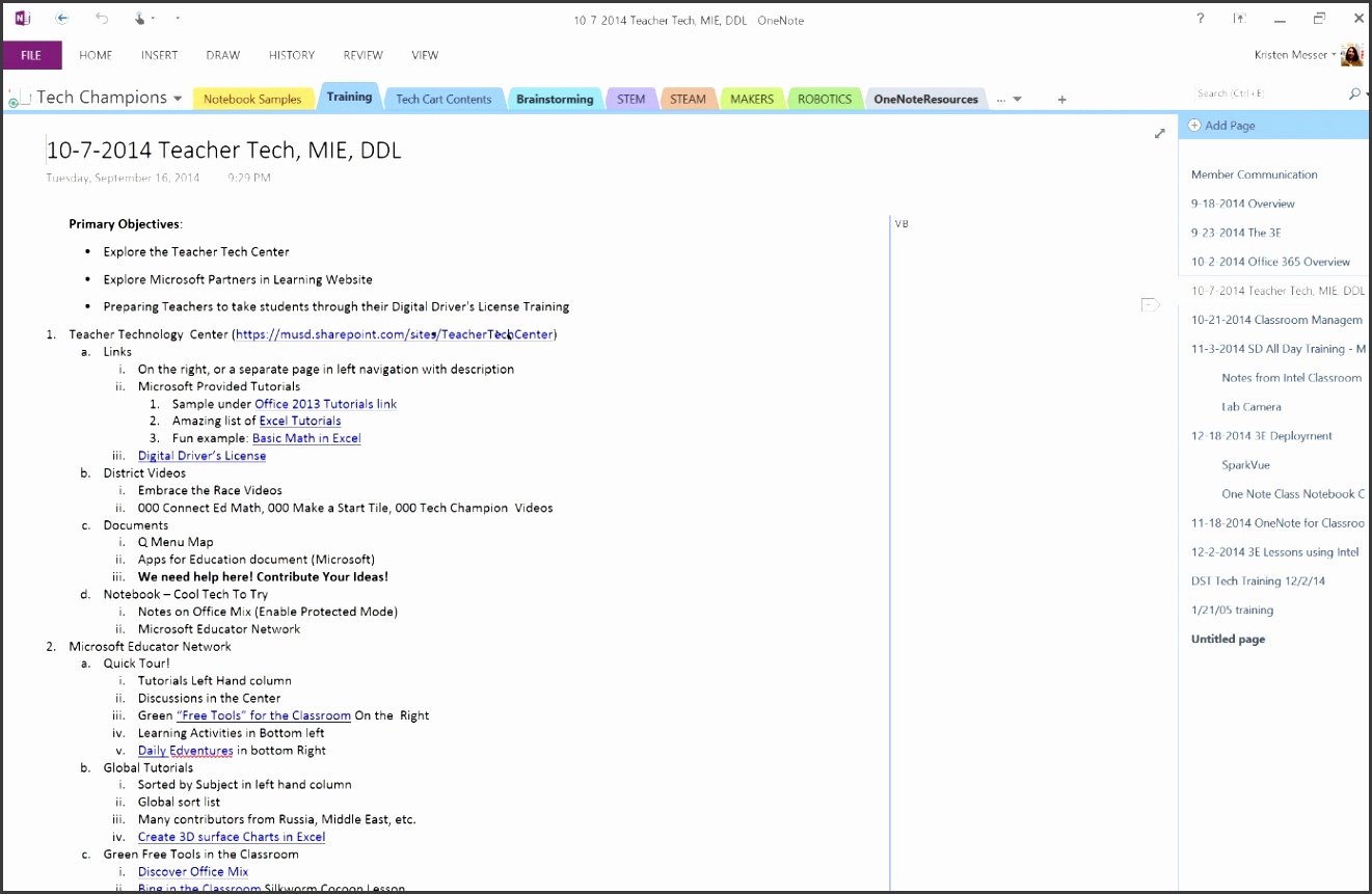 eNote Class Notebooks have redefined the instruction at my school 1
