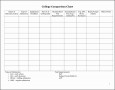 5  Comparison Charts Templates