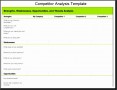 5  Competitor Analysis Template Excel Free