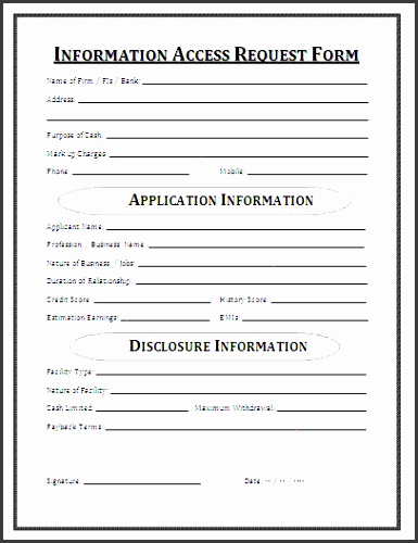 it access request form template information access request form a to z free printable sample forms