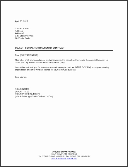 Mutual Termination of Contract 1 Fill in the Blanks 2 Customize Template 3 Save As Print Sign Done