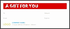 Save Word Templates Free Gift Certificate Templates