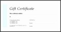 6  Create Gift Certificate