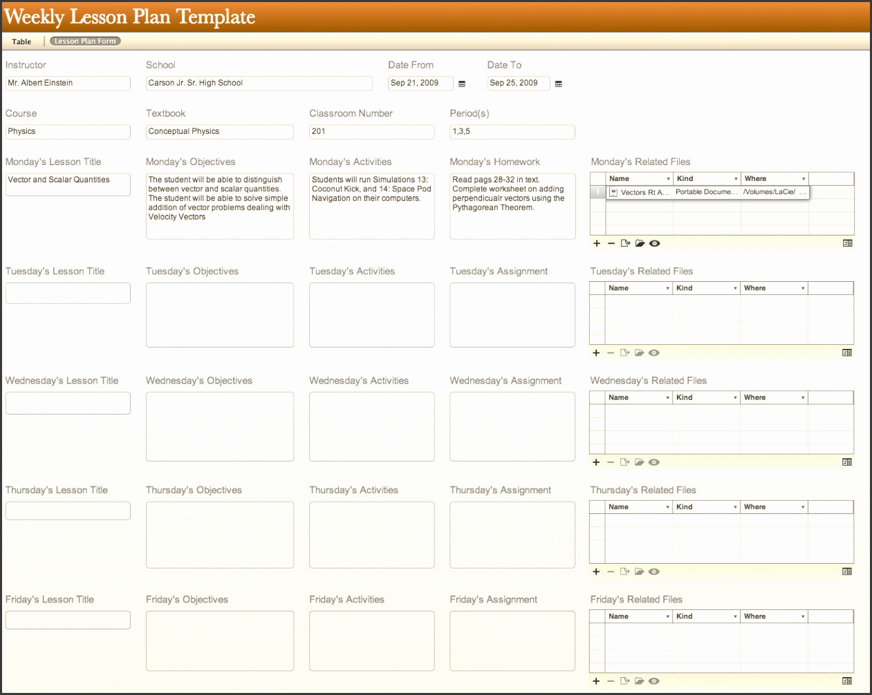 All Templates Daily Lesson Plan Template Tr0yen7z