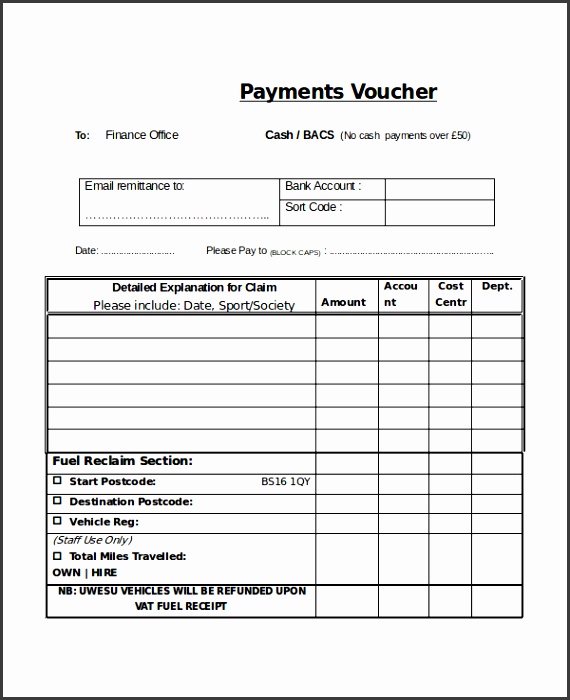 12 voucher templates free sample example format free