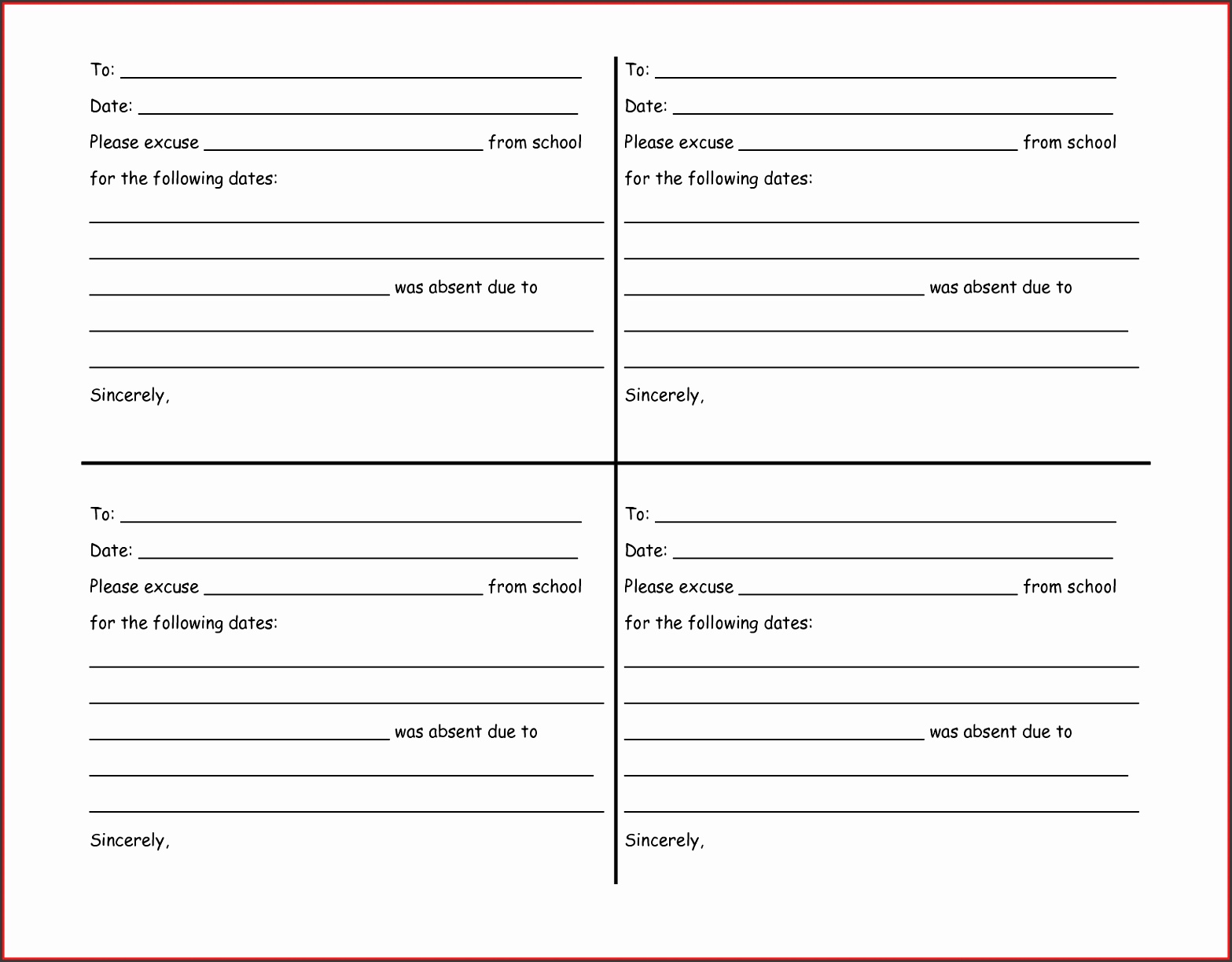free fake doctors note template