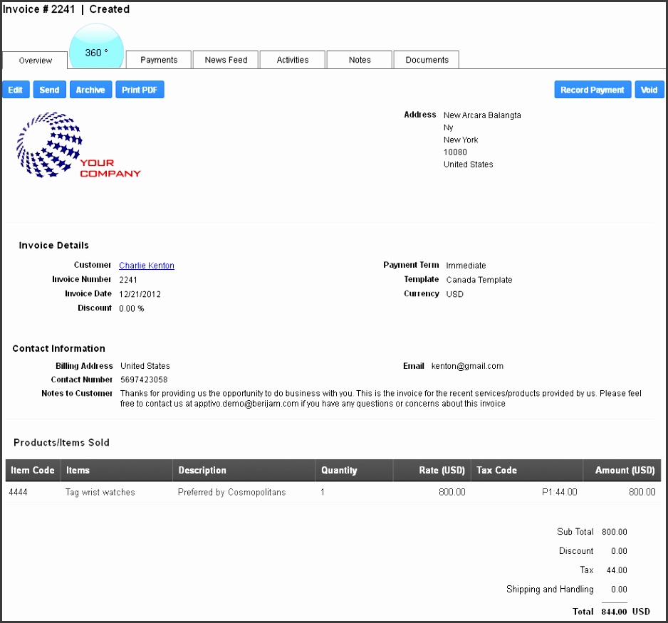 line Project Management Time Tracking and Customer Invoicing u2nAp Invoices – electronic invoicing for products & services