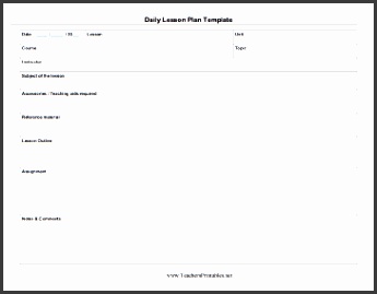 38 Daily lesson plan template pics Daily Lesson Plan Template Unconventional Portrayal Teachers Printable with medium