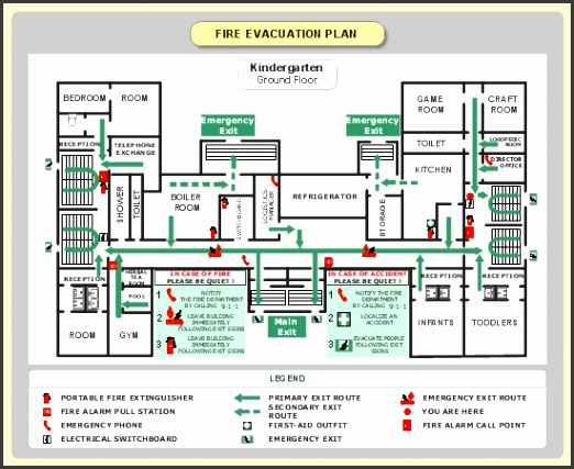 Home Emergency Evacuation Plan Template Beautiful Conceptdraw Samples