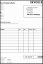 9  English Invoice Template