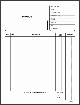 free fillable invoice