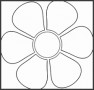 5  Flower Petal Template Pattern