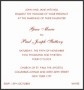 5  formal Invitation Card