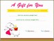 7  Free Birthday Gift Certificate Template