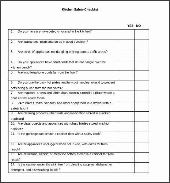 checklist template free