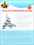 9  Free Christmas Letter Templates Download Word