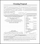 9  Free Cleaning Proposal Template