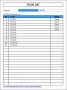 5  Free Contact List Template