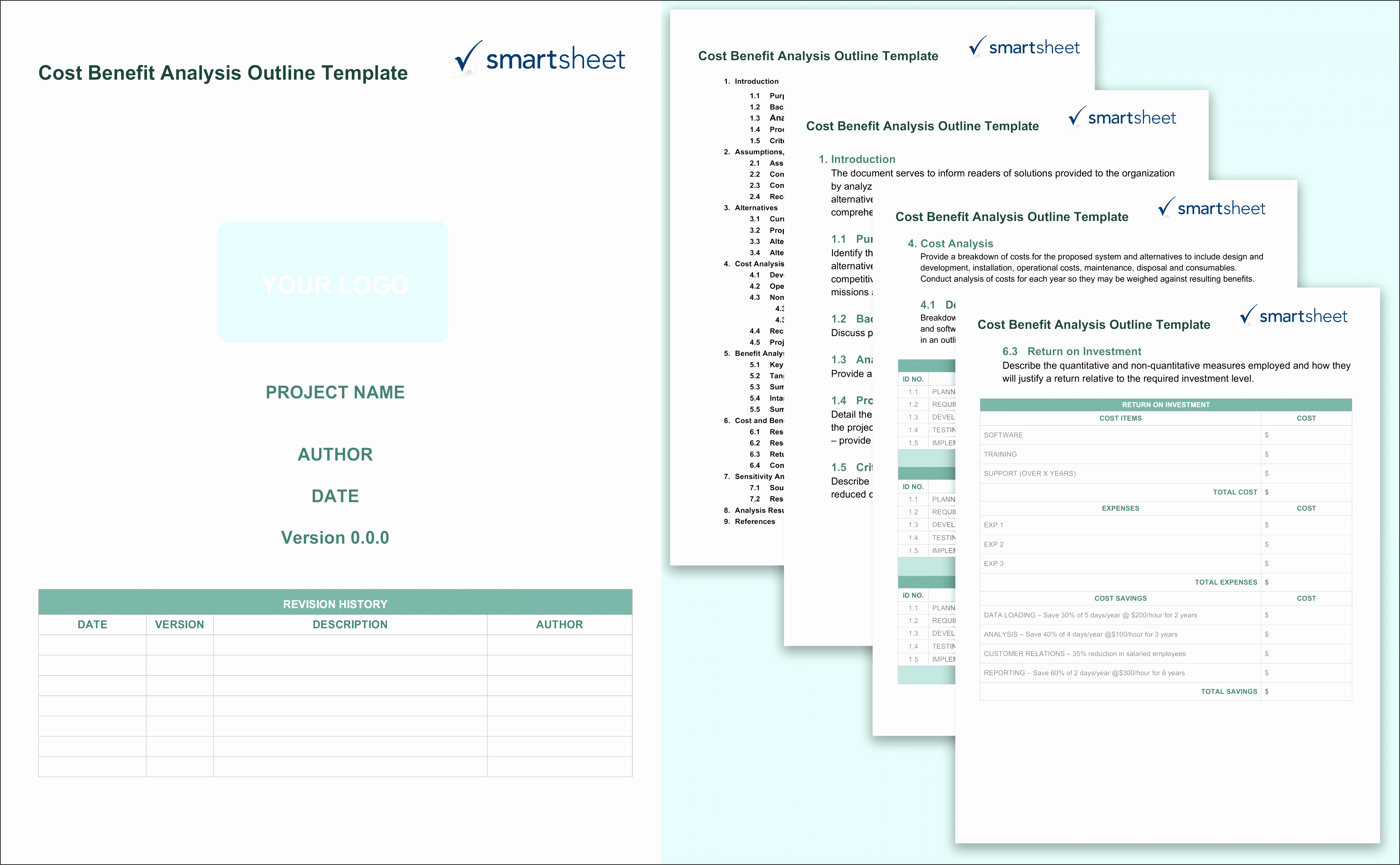 IC CostBenefitAnalysisOutline Word If you need a prehensive cost benefit analysis report in Word format