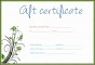 7  Free Gift Certificates Templates Download
