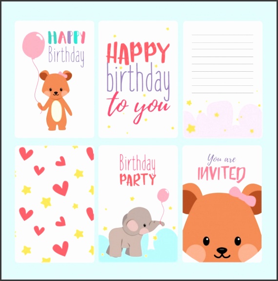 Birthday Invitation Card Template