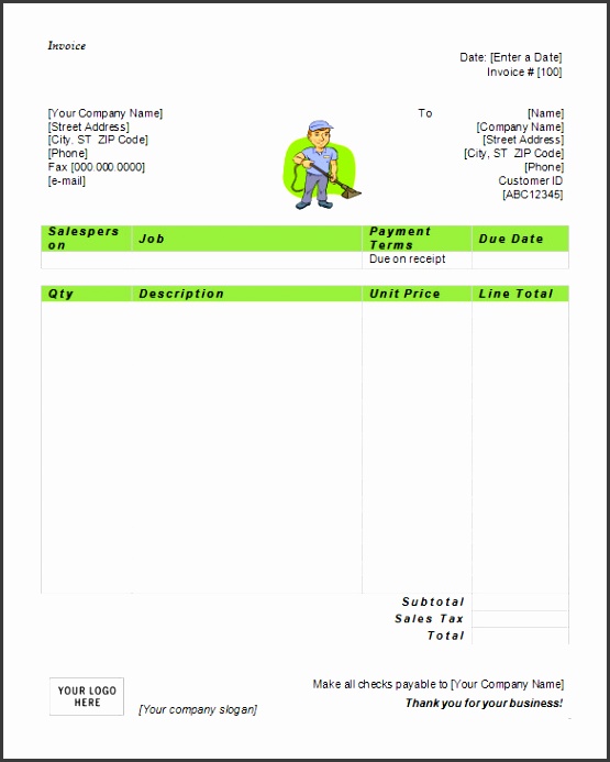 pany Invoice Template Word Microsoft Invoice Template 54 Free Word Excel Pdf Free